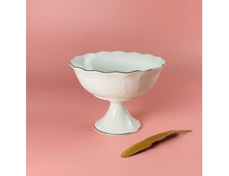 Фруктовница 18см на ножке Lenardi Агата 102-143