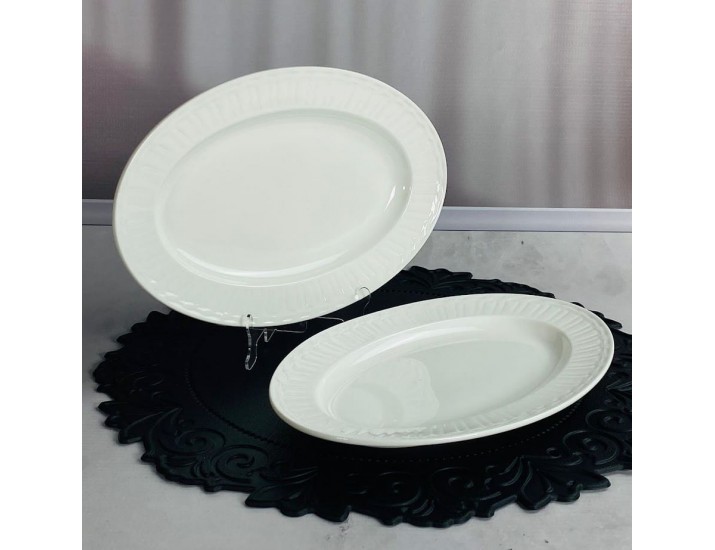 Набор из 2 овальных блюд 25,5х16,5х2см Lenardi Серена 102-168