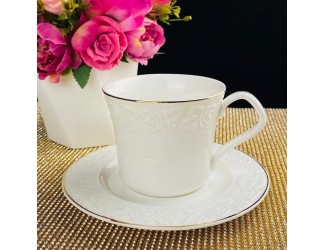 Чайный набор 12предметов 250 мл Lenardi Белая роза 109-150