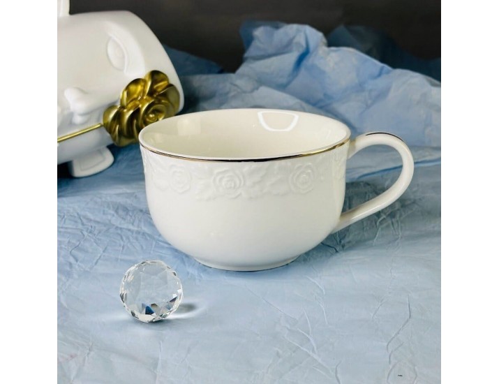 Бульонница500 мл Lenardi Белая роза 109-167