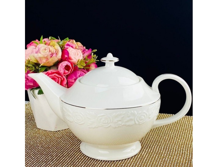 Чайник заварочный 1,5 л Lenardi Белая роза 109-184