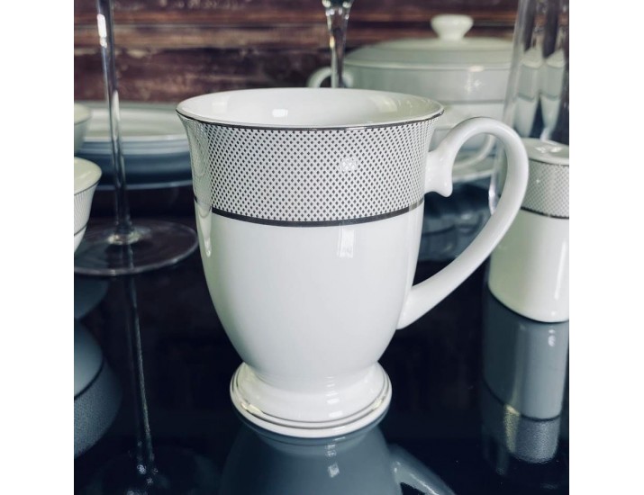 Кружка 350 мл Lenardi Серебряная Симфония 145-519