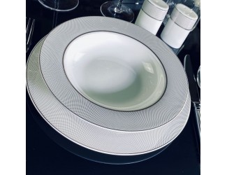 Набор из 6 глубоких тарелок 23см Lenardi Серебряная Симфония 145-523