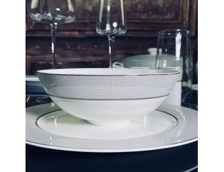 Набор из 6 салатников 18см Lenardi Серебряная Симфония 145-528