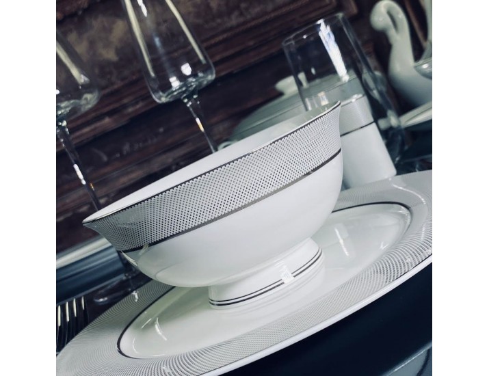 Салатник 15см Lenardi Серебряная Симфония 145-531