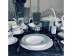 Обеденный сервиз на 12 персон 105 предметов Lenardi Версаль серебро 145-593