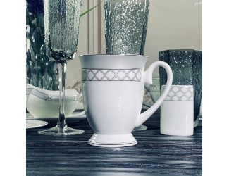 Кружка 300 мл Lenardi Версаль серебро 145-594