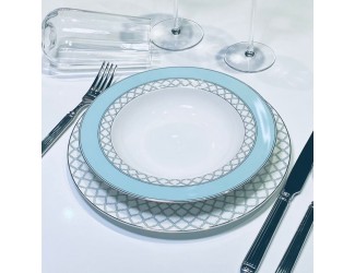 Набор из 6 глубоких тарелок 23см Lenardi Версаль 145-616