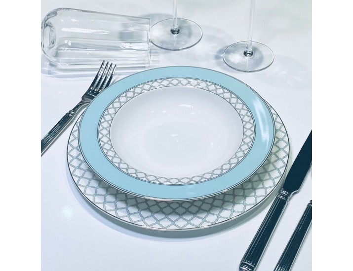 Набор из 6 глубоких тарелок 23см Lenardi Версаль 145-616