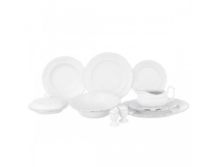 Столовый набор Свадебный узор Repast  43 предмета на 12 персон