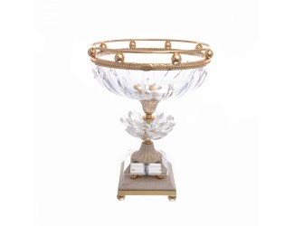 Конфетница с крышкой Rosaperla 20 см 45616