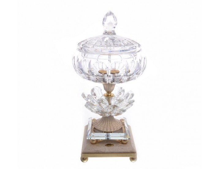 Конфетница с крышкой Rosaperla 19,5 см 45621