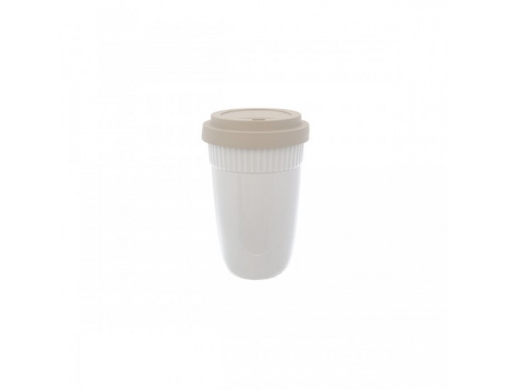 Чашка Coffee to go. Lifestyle Bellevue 300 ml (белый)