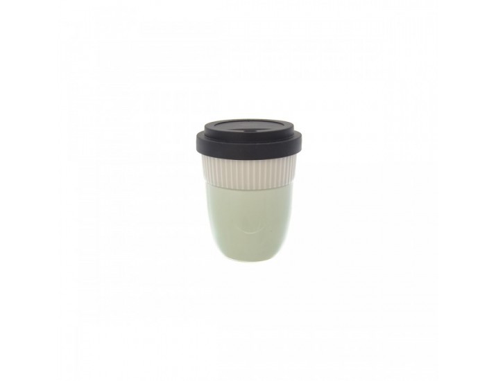 Чашка Coffee to go. Lifestyle Bellevue 200 ml (фисташковый/серый)