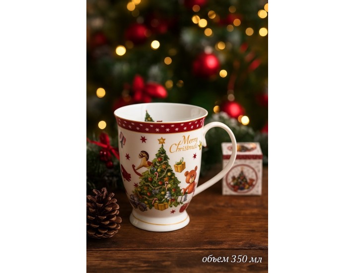 Кружка 350мл Lenardi Новогодний 105-129