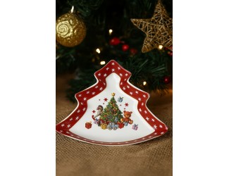 Блюдо 14см ЁЛКА Lenardi Новогодний 105-131 Блюдо 14см ЁЛКА Lenardi Новогодний 105-131