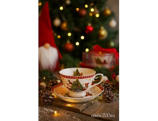 Чайная пара 200мл Lenardi Новогодний 105-133