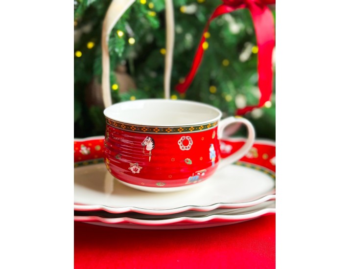 Бульонница 450 мл Lenardi Новогодний 105-599