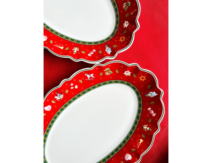 Набор из 2 овальных блюд 30,5см Lenardi Новогодний 105-609