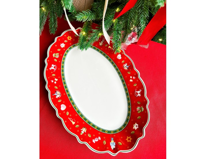 Набор из 2 овальных блюд 30,5см Lenardi Новогодний 105-609