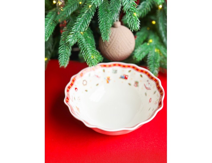 Салатник 17см Lenardi Новогодний 105-611