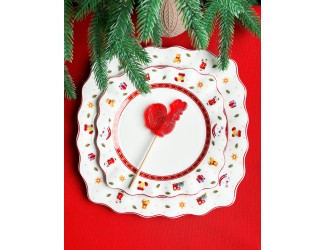 Набор из 6 тарелок 26см Фарфор Lenardi Новогодний 105-615