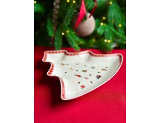 Блюдо ЁЛКА 25,5см Lenardi Новогодний 105-623