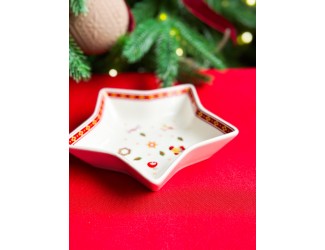 Блюдо ЗВЕЗДА 14см Lenardi Новогодний 105-624