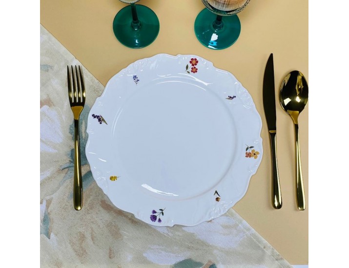 Набор из 6 тарелок 26см Lenardi Крокус 109-204