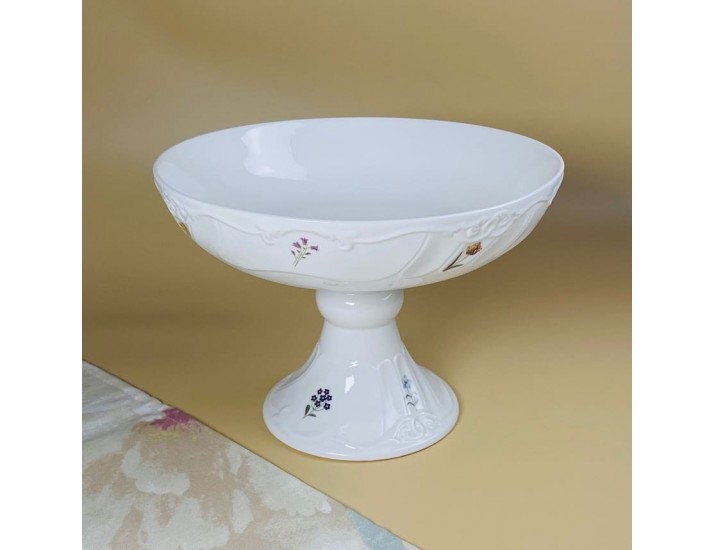 Фруктовница 26.5х18,5см на ножке Lenardi Крокус 109-221