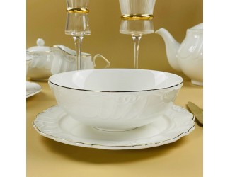 Салатник 17х6см Lenardi Крокус золото 109-238