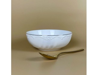 Салатник 18х6,5см Lenardi Крокус золото 109-239