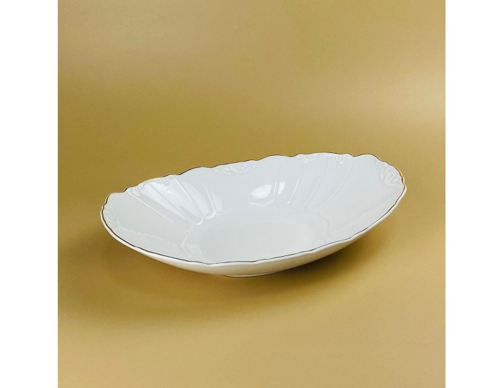 Овальное блюдо 28,5х18х6см Lenardi Крокус золото 109-244