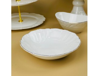 Салатник 18,5х4,5см Lenardi Крокус золото 109-248