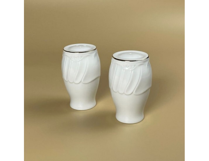 Набор солонок 2шт Lenardi Крокус золото 109-252