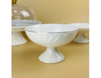 Фруктовница 20х12см на ножке Lenardi Крокус золото 109-254