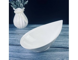 Овальный салатник 28см Lenardi Bianco 118-032