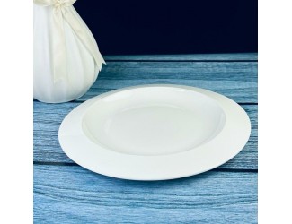 Тарелка 25,5см Lenardi Bianco 118-034