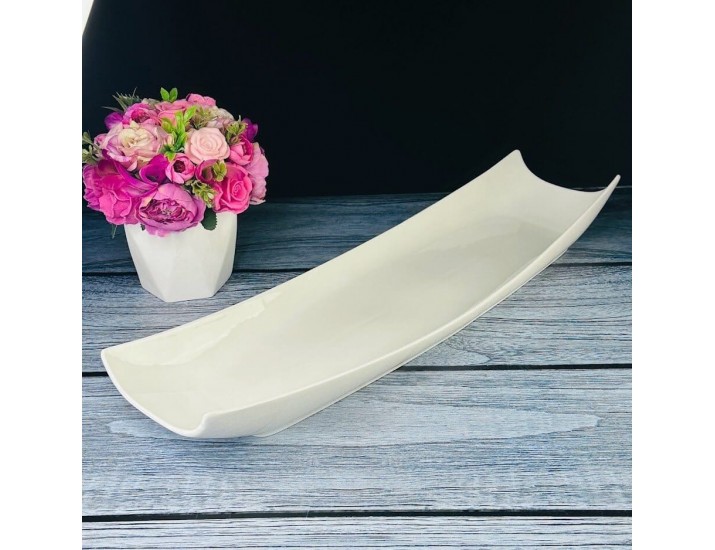 Прямоугольное блюдо 51см Lenardi Bianco 118-063