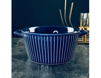 Салатник 18см с ручками Lenardi AQUAMARINE 118-115