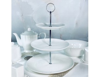 Трехъярусная этажерка Lenardi Bianco 118-125