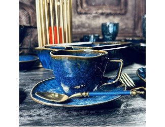 Чайный набор 12предметов 240мл Lenardi AQUAMARINE 133-292