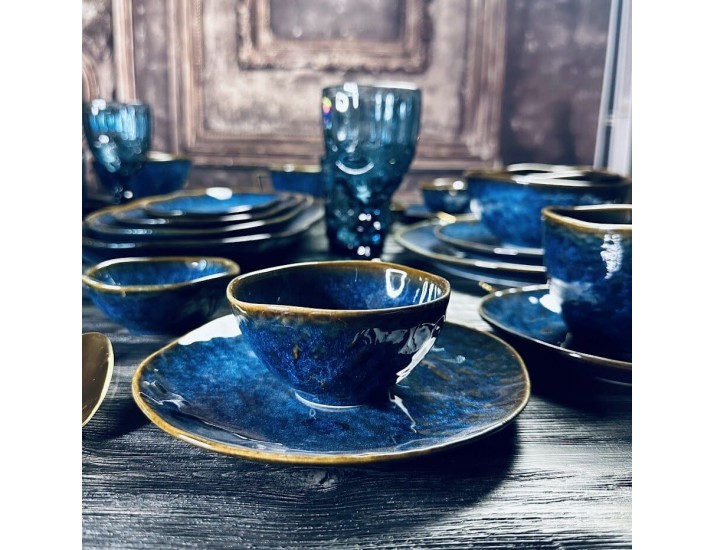 Набор из 6 салатников 9х4,5см Lenardi AQUAMARINE 133-307