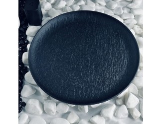 Тарелка 27х2см Lenardi Эфиопия 135-072 черная