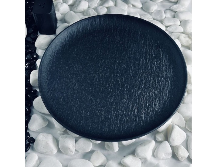 Тарелка 27х2см Lenardi Эфиопия 135-072 черная