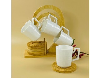 Чайный набор 12 предметов 240мл Lenardi Bamboo 140-116