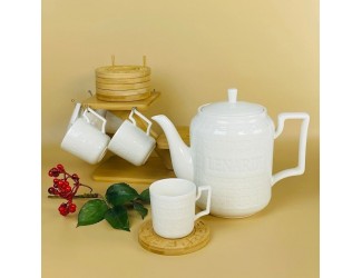 Чайный сервиз 13 предметов на подставке Lenardi Bamboo 140-143