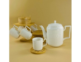 Чайный сервиз 13 предметов на подставке Lenardi Bamboo 140-144
