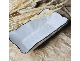 Прямоугольный салатник 22х6см Lenardi Офелия 142-014