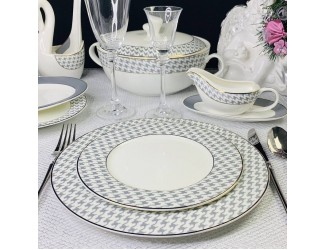 Набор из 6 тарелок 22см Lenardi EARL GREY 145-403